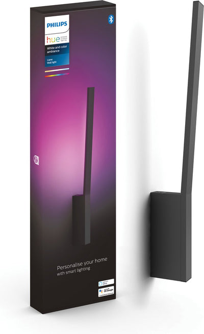 Philips Hue Liane Wandleuchte – weißes und farbiges Licht – Schwarz