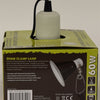 Komodo Black Dome Clamp Lampe Lampe