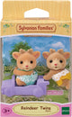 Sylvanian Family 5693 Zwillings-Rentier-Spielzeugfiguren aus samtigem Stoff