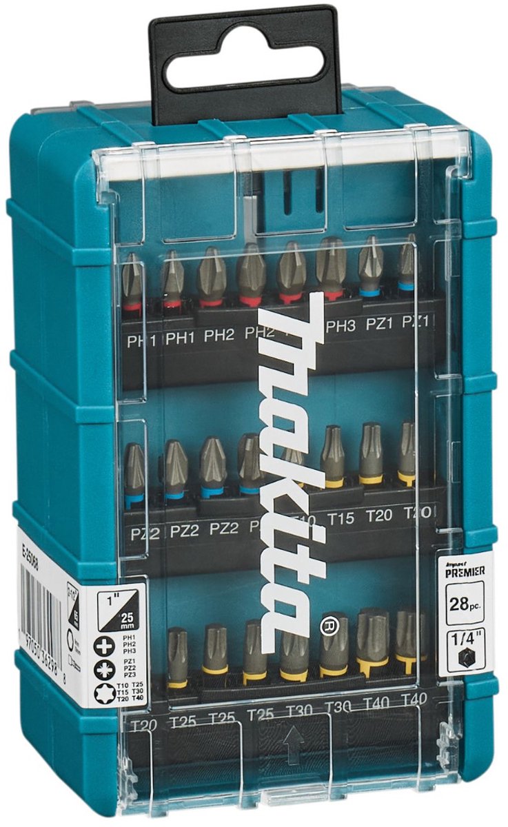 Makita Zubehör Schlagschrauber-Bit-Set 28-teilig – E-25068