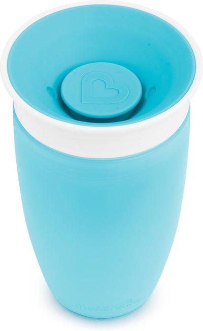 Munchkin Miracle Anti-Leck 360° Trinkbecher – Trinkbecher – Übungsbecher für Baby und Kind – 296 ml – Blau