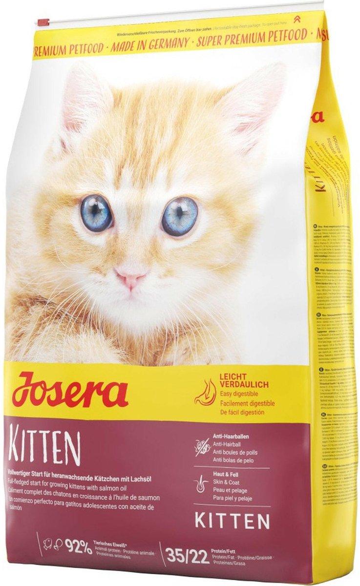 Josera Kitten – Trockenfutter für Katzen – 10 kg – kalorienreich – dha-reich