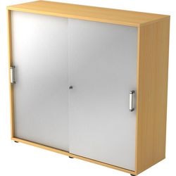Bach Schiebetürschrank Hammerer 3FH Buche, Silber