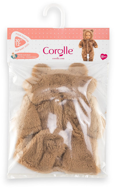Corolle-Wimpelkette, Braunbären-Einteiler – 30 cm