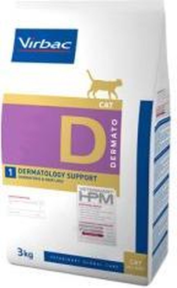 HPM Veterinär Virbac HPM Katzen-Dermatologie-Unterstützung D1 3 kg