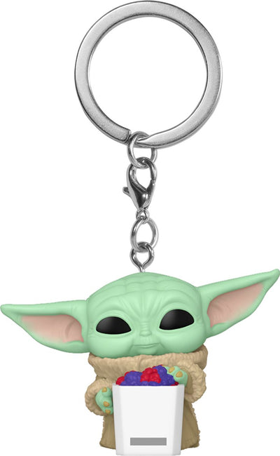 Funko-Pop! Schlüsselanhänger Grogu mit Popcorn