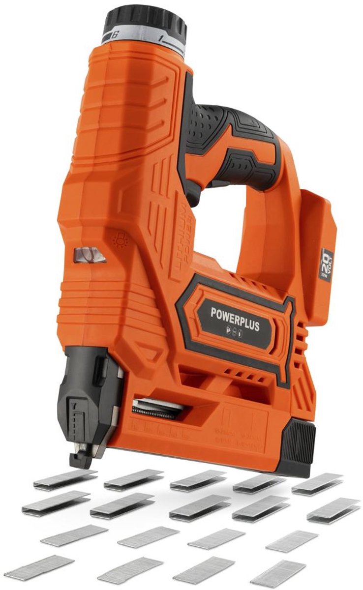 Powerplus Dual-Power-Nagler powdp70100 – 20 V – exkl. Akku und Ladegerät