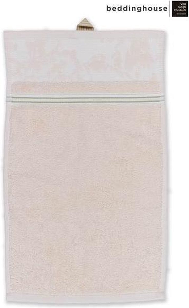 Bettwäschehaus fleurir – Gästehandtuch – 30 x 50 cm – gebrochenes Weiß