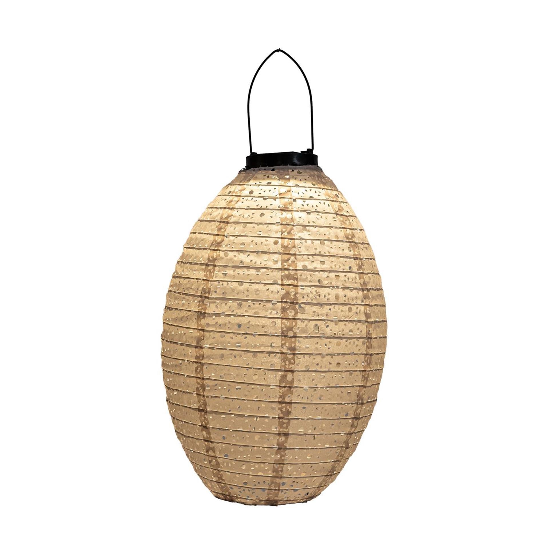 Anna's Collection Solarlaterne Marrakesch Sand 22x32cm