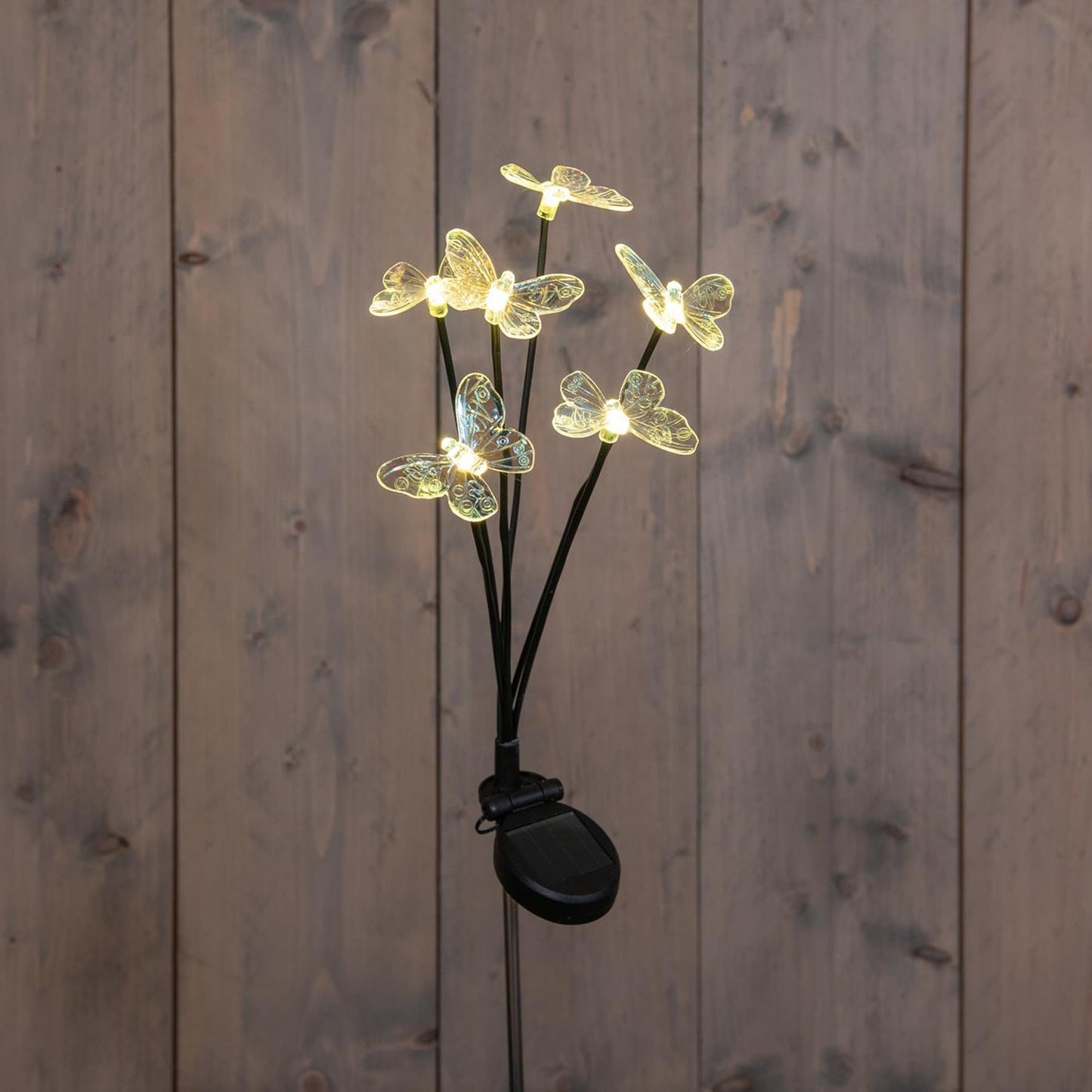 Anna's Collection LED-Solarstecker Schmetterlinge 6,5x70cm