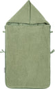 Meyco Baby-Teddy-Fußsack – olivgrün – 40 x 82 cm