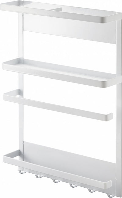 Yamazaki magnetischer Küchenregal-Kühlschrank – Turm – weiß