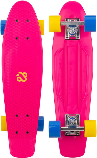 Nijdam Flipgrip Skateboard – Punky Power – Fuchsia