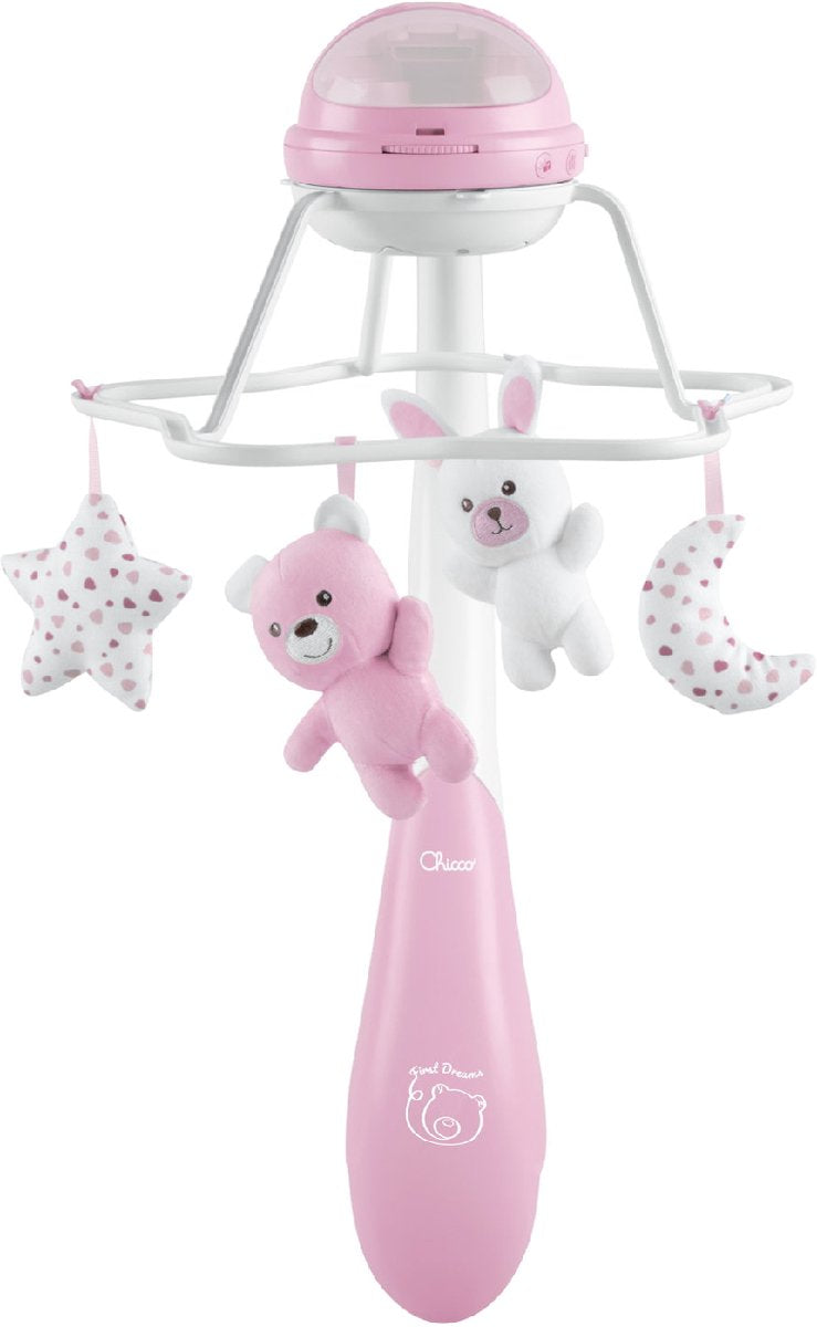 Chicco regenbogenrosa 3-in-1-Musikmobile 11041100000