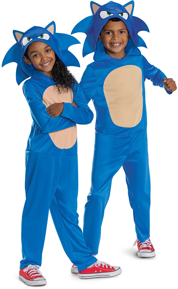 Verkleidung Sonic Movie 3 (Sega), Sonic Movie Fancy Dress (2024) intl, Größe M (7–8 Jahre)