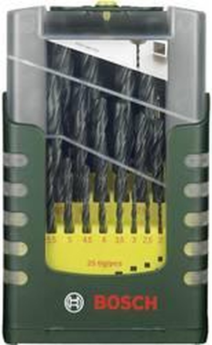 Bosch Metallbohrer-Set HSS-R – 1-13 mm – 25-teilig
