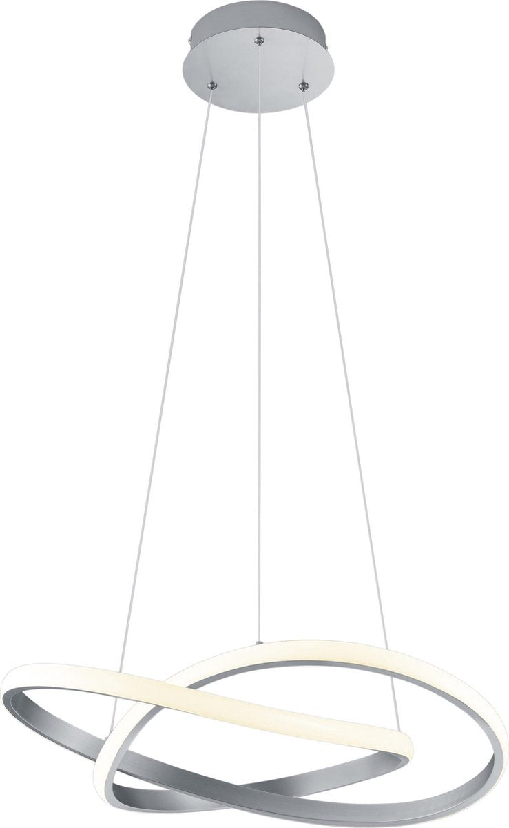 Rl Live Your Light Reality Course - Hängelampe - Nickel matt - inkl. 1x SMD 27,5 W - dimmbar mit Schalter - Deckenmontage - nicht für externe Dimmer geeignet - höhenverstellbar