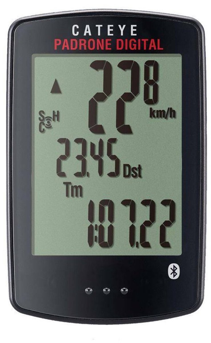 Cateye Padrone Digital CC-PA400B Fahrradcomputer – kabellos – Schwarz