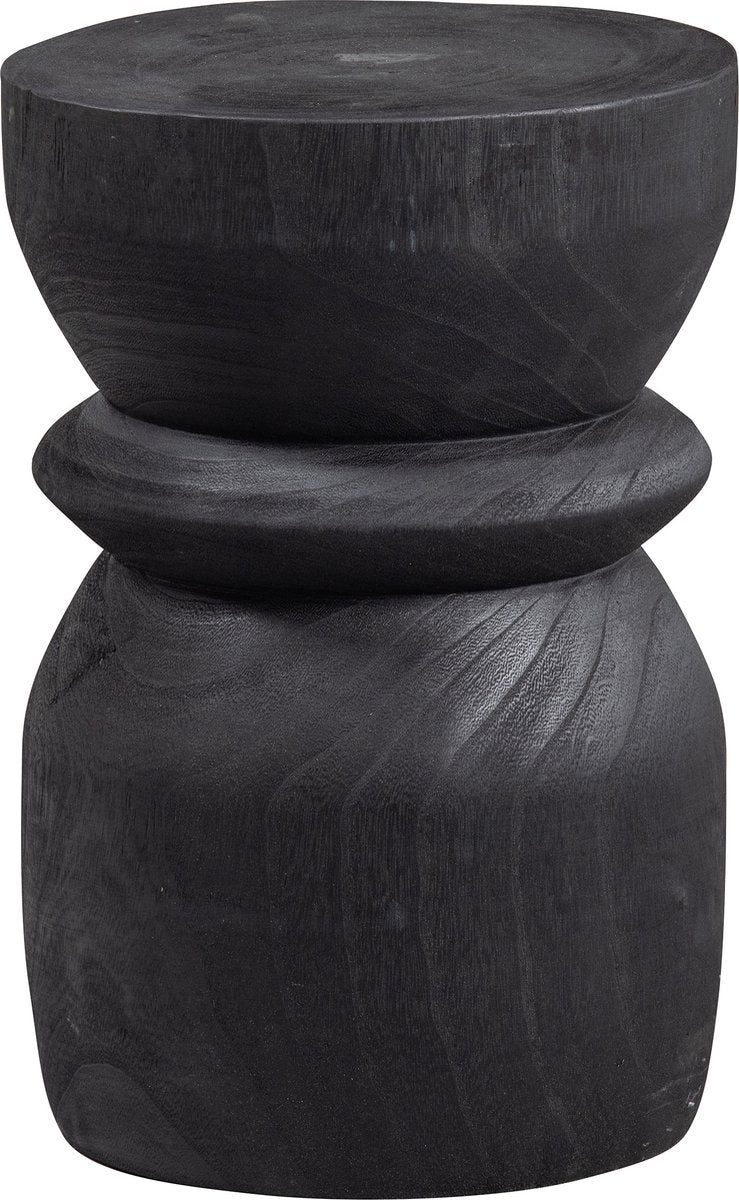 Woood Fahrradhocker – Holz – Schwarz – 40 x 28 x 28