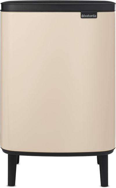Brabantia Bo Hi Abfallbehälter – 12 Liter – sanftes Beige