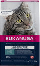 Eukanuba Trockenfutter für ausgewachsene Katzen, getreidefrei, Lachs – 10 kg