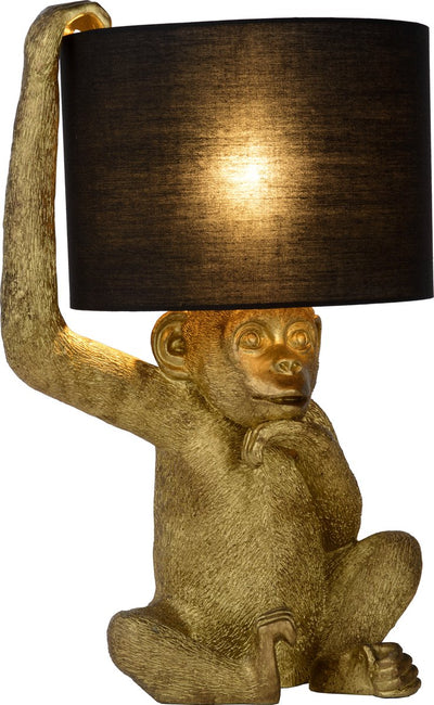 Lucide extravaganza chimp - Tischlampe - ø 30 cm - 1xe14 - schwarz