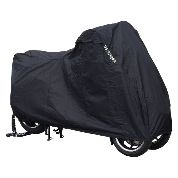 Ds deckt Motorradabdeckung ALFA 3W ohne Platz für Topcase schwarz