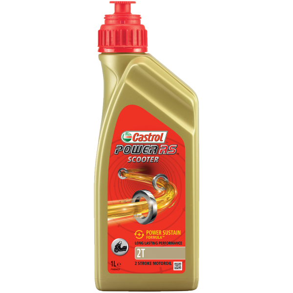 Castrol Oil Power RS ​​Scooter 2T Flasche 1 Liter