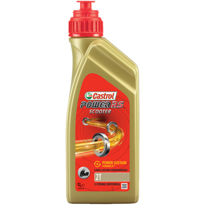 Castrol Oil Power RS ​​Scooter 2T Flasche 1 Liter