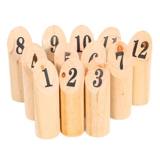 Alert Outdoor -Holzwurfspiel mit handlichem Speichernetzwerk