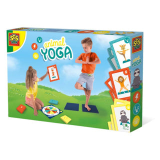 Ses kreatives Ses - Tieryoga - Yoga für Kinder - inklusive Yogamatten, Spinnerbrett und 27 Kinderyogakarten