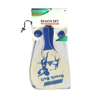 Alarm Outdoor Beachball Set Hout Deluxe