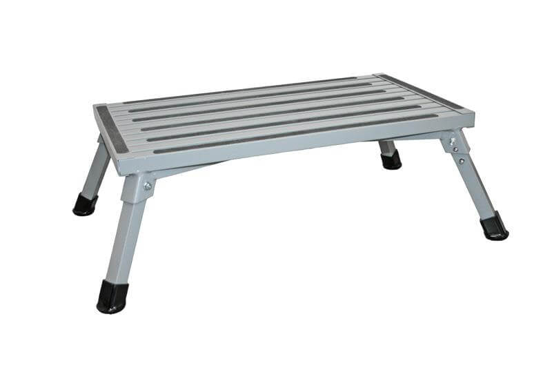 Aluminium-Klapptrittstufe Victoria XL mit extra großer Trittfläche