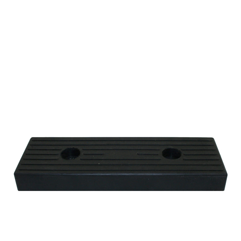Gummi-Bootsanhängerkissen 300x100mm schwarz