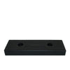 Gummi-Bootsanhängerkissen 300x100mm schwarz