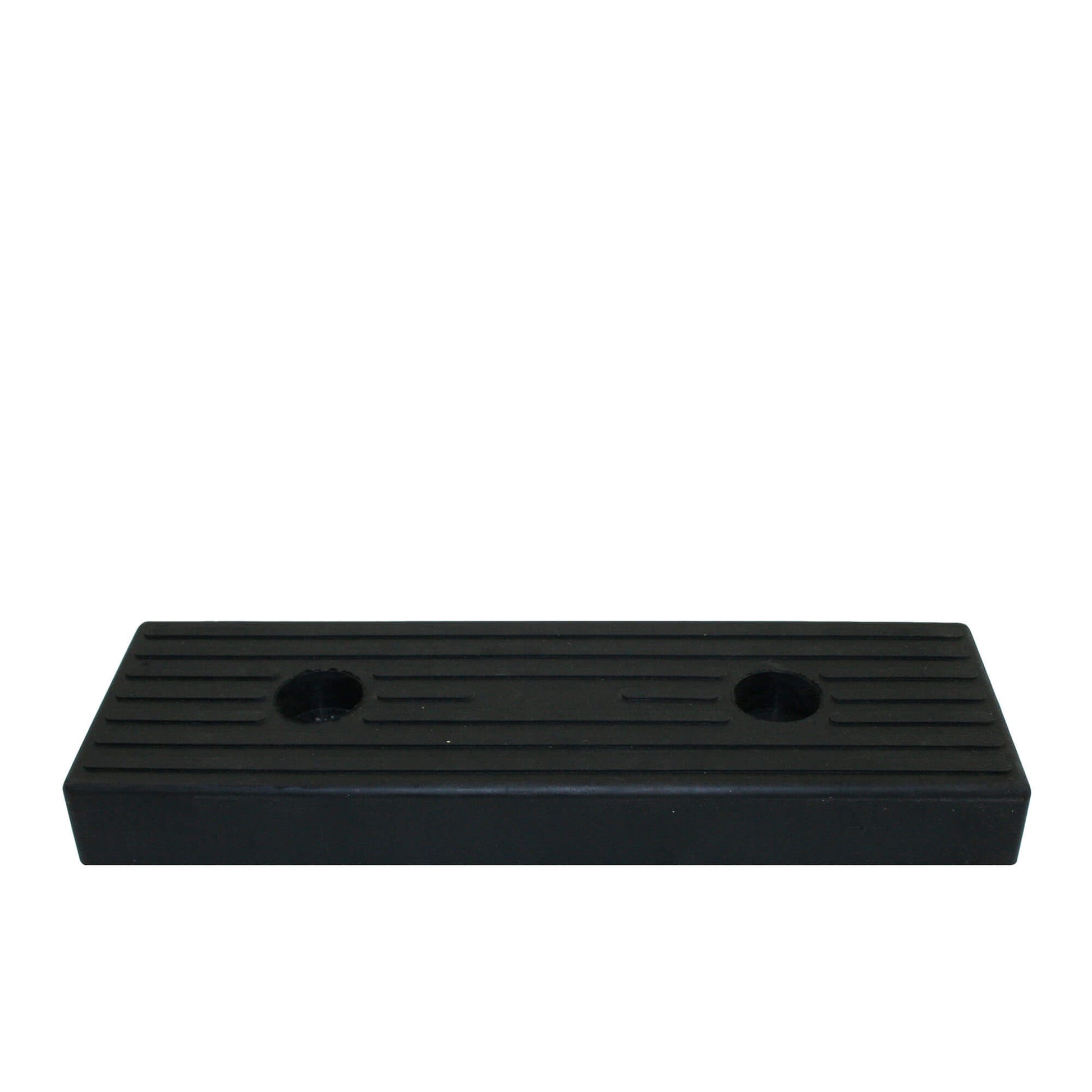 Gummi-Bootsanhängerkissen 300x100mm schwarz