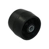 Gummi-Bilgenroller-Bootsanhänger 115x86mm schwarz