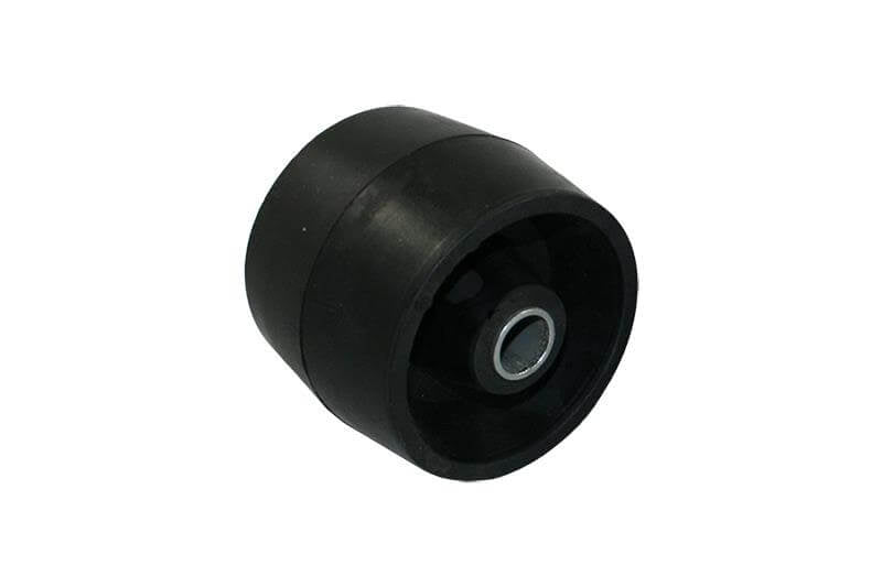 Gummi-Bilgenroller-Bootsanhänger 115x86mm schwarz