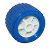 Bilgenroller-Bootsanhänger aus Polyurethan, 110 x 75 mm, blau