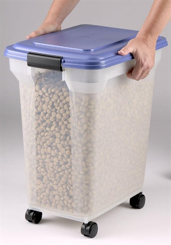 Lagerbehälter luftdicht transparent blau