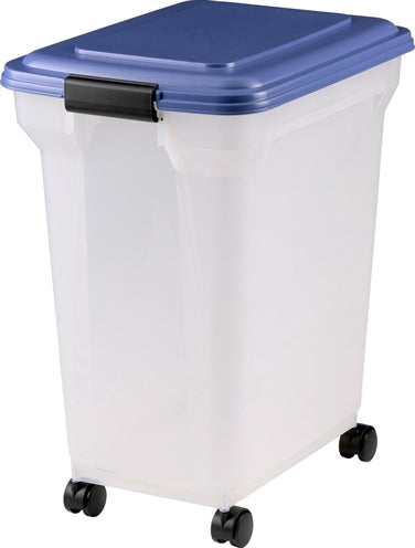 Lagerbehälter luftdicht transparent blau