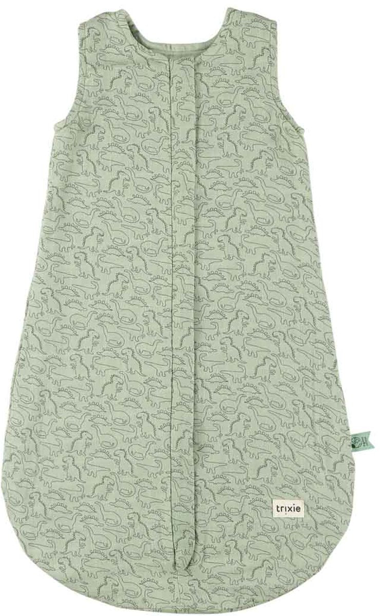 Trixie Babyschlafsack ohne Ärmel 70 cm – gewagte Dino-grüne Baumwolle.