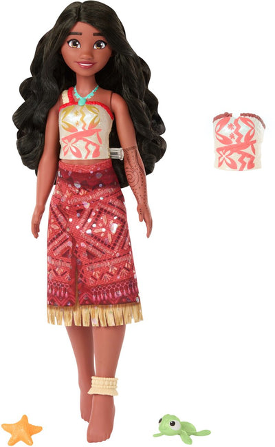 Mattel Disney Vaiana 2 Schwimmen Tautai Vaiana – Modepuppe