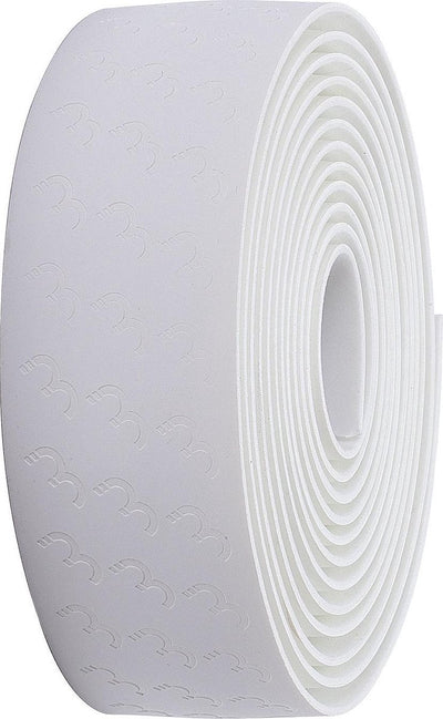 Bbb Cycling Lenkerband Rennrad – maximaler Grip – selbstklebendes Lenkerband – Länge: 200 cm – Stärke: 2,5 mm – inkl. Lenkerkappen – weiß – Ultraribbon BHT-15