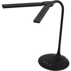 Schreibtischlampe alba ledtwin n schwarz