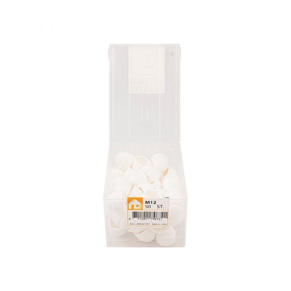 Decken Sie die Kapuze Moer M12 Weiße Plastikwanne 50 PCs.