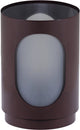 Woood Tavo-Laternen – Metallglas – braun – 2er-Set