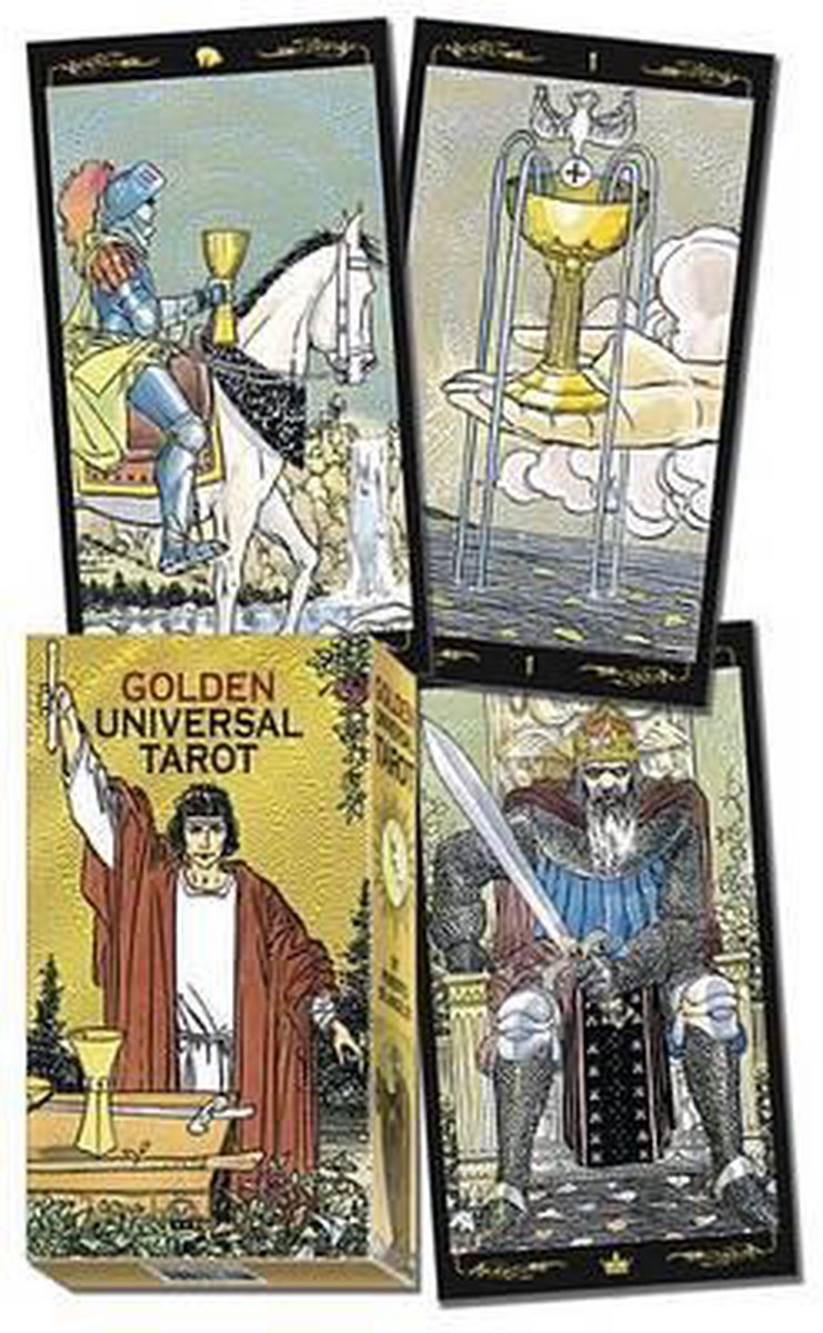 Goldenes universelles Tarotdeck