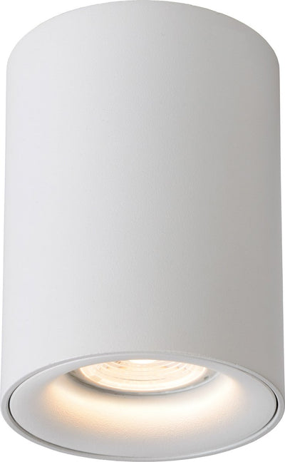 Lucide Bentoo-LED - Deckenstrahler (Deckenleuchte) - ø 8 cm - LED dimmbar - GU10 - 1x5W 3000K - Weiß