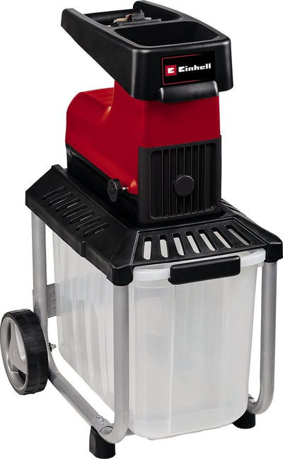 Einhell Elektrozerkleinerer GC-RS 60 CB - 2300 W - max. Aststärke: ø45 mm - 92 dB - Schneidwalze - 60 l Sammelbox
